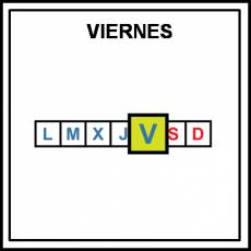 VIERNES - Pictograma (color)