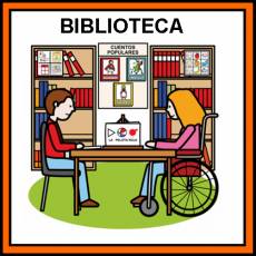 BIBLIOTECA - Pictograma (color)