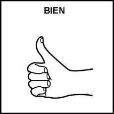 BIEN - Pictograma (blanco y negro)