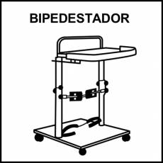 BIPEDESTADOR - Pictograma (blanco y negro)