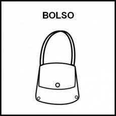 BOLSO - Pictograma (blanco y negro)