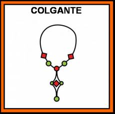 COLGANTE - Pictograma (color)