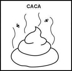 CACA - Pictograma (blanco y negro)