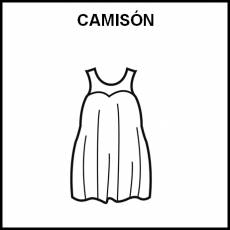 CAMISÓN - Pictograma (blanco y negro)