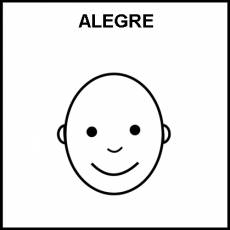 ALEGRE - Pictograma (blanco y negro)