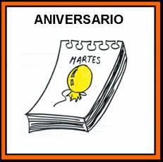 ANIVERSARIO - Pictograma (color)