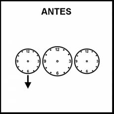 ANTES - Pictograma (blanco y negro)