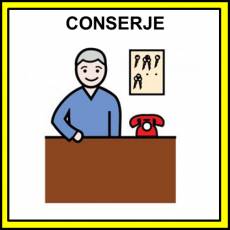 CONSERJE (HOMBRE) - Pictograma (color)