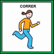 CORRER - Pictograma (color)
