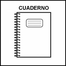CUADERNO - Pictograma (blanco y negro)