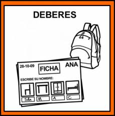 DEBERES - Pictograma (color)