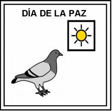DÍA DE LA PAZ - Pictograma (color)
