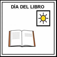 DÍA DEL LIBRO - Pictograma (color)