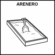 ARENERO - Pictograma (blanco y negro)
