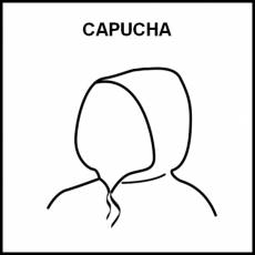 CAPUCHA - Pictograma (blanco y negro)