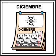 DICIEMBRE - Pictograma (color)