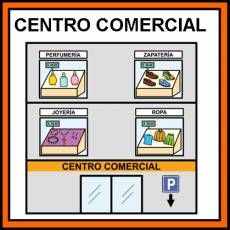 CENTRO COMERCIAL - Pictograma (color)