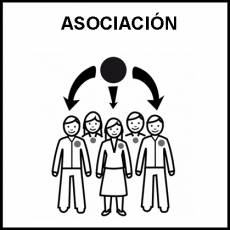 ASOCIACIÓN - Pictograma (blanco y negro)