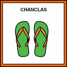 CHANCLAS - Pictograma (color)