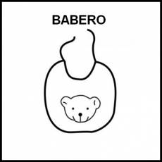 BABERO - Pictograma (blanco y negro)