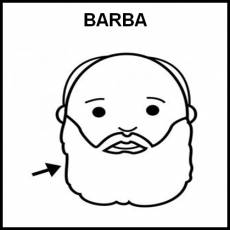 BARBA - Pictograma (blanco y negro)