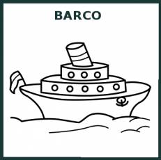 BARCO - Pictograma (blanco y negro)