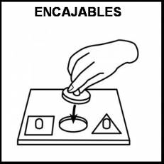 ENCAJABLES - Pictograma (blanco y negro)