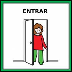 ENTRAR (ANDANDO) - Pictograma (color)