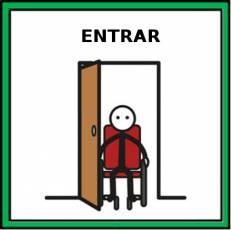 ENTRAR (EN SILLA) - Pictograma (color)