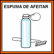 ESPUMA DE AFEITAR - Pictograma (color)