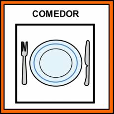 COMEDOR (COLECTIVO) - Pictograma (color)
