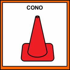CONO (SEÑALIZACIÓN) - Pictograma (color)