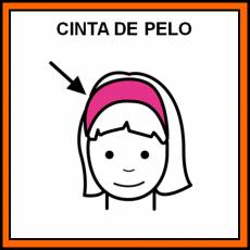 CINTA DEL PELO - Pictograma (color)