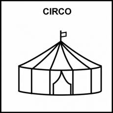 CIRCO - Pictograma (blanco y negro)