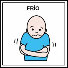FRÍO (TENER) - Pictograma (color)