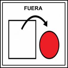 FUERA - Pictograma (color)