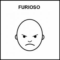 FURIOSO - Pictograma (blanco y negro)