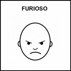 FURIOSO - Pictograma (blanco y negro)