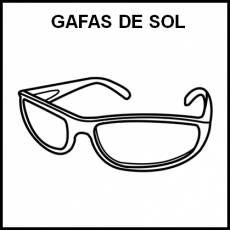 GAFAS DE SOL - Pictograma (blanco y negro)