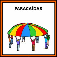 PARACAÍDAS (JUEGO) - Pictograma (color)
