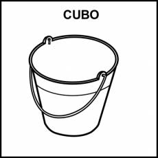 CUBO - Pictograma (blanco y negro)