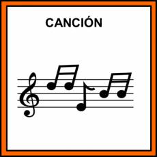CANCIÓN - Pictograma (color)