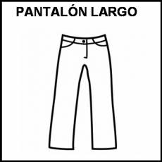 PANTALÓN LARGO - Pictograma (blanco y negro)