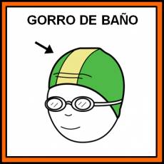 GORRO DE BAÑO - Pictograma (color)