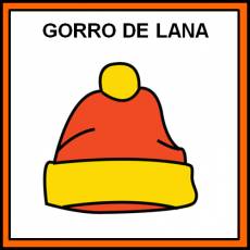GORRO DE LANA - Pictograma (color)