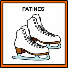 PATINES (HIELO) - Pictograma (color)