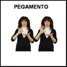 PEGAMENTO EN COLA - Signo