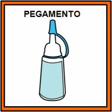PEGAMENTO EN COLA - Pictograma (color)