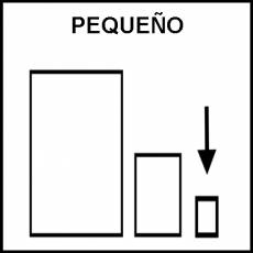 PEQUEÑO - Pictograma (blanco y negro)
