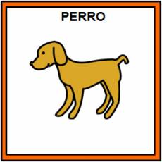 PERRO - Pictograma (color)